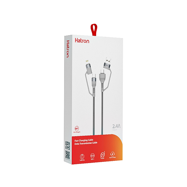 کابل 4 سر چندکاره هترون مدل HC450P طول 1 متر