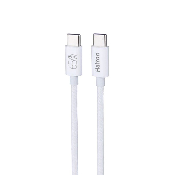 کابل دوسر تایپ سی 65W هترون مدل HC605HB طول 1 متر