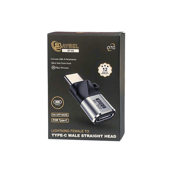تبدیل OTG لایتنینگ به تایپ سی BAYBEL مدل OT-05
