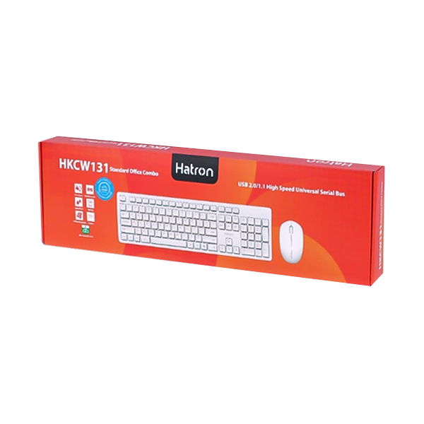 کیبورد و ماوس بی سیم هترون مدل HKCW131