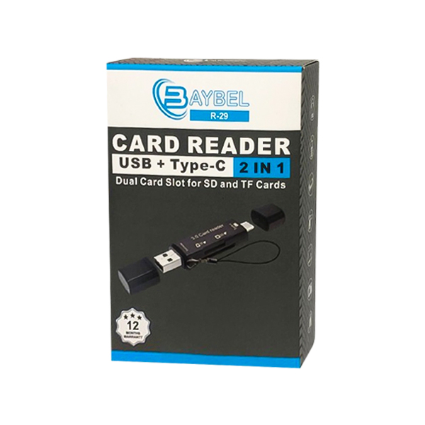 رم ریدر BAYBEL Type C / USB مدل R-29