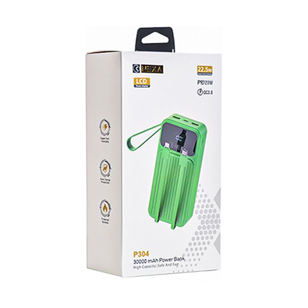 شارژر همراه Nexa PD 22.5W مدل P304 ظرفیت 30000mAh