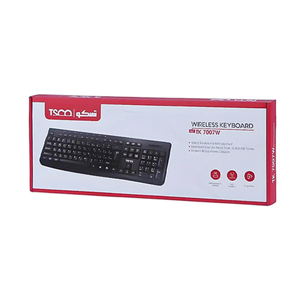 کیبورد بی سیم تسکو مدل TK 7007W