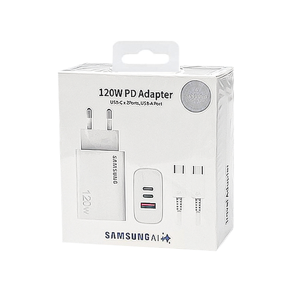 شارژر دیواری 120W PD سامسونگ + کابل تایپ سی