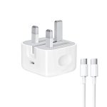 شارژر دیواری آیفون 16ProMax مدل MHJF3ZP/A + کابل تایپ سی