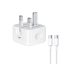 شارژر دیواری آیفون 16ProMax مدل MHJF3ZP/A + کابل تایپ سی