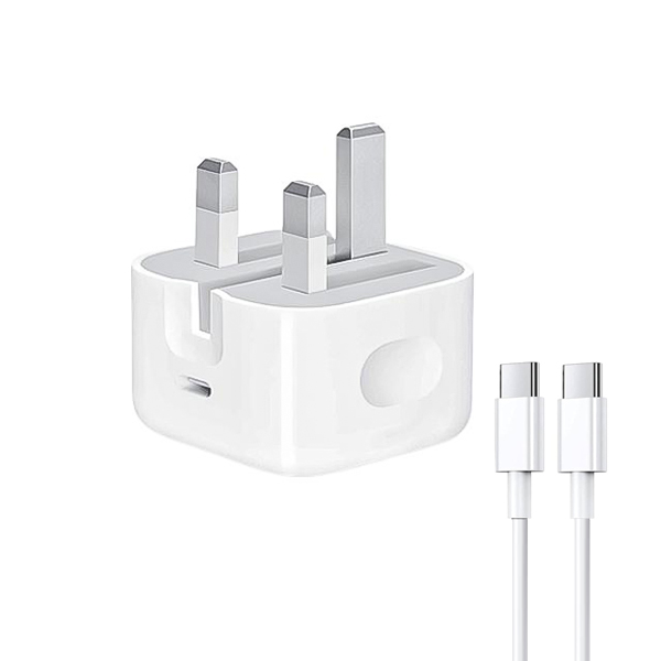شارژر دیواری آیفون 16ProMax مدل MHJF3ZP/A + کابل تایپ سی