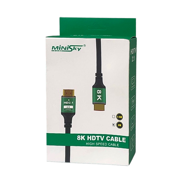 کابل 1+19 Minisky HDMI 8K / V2.1 طول 3 متر