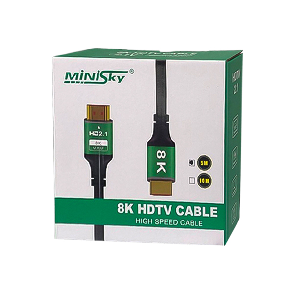 کابل 1+19 Minisky HDMI 8K / V2.1 طول 5 متر