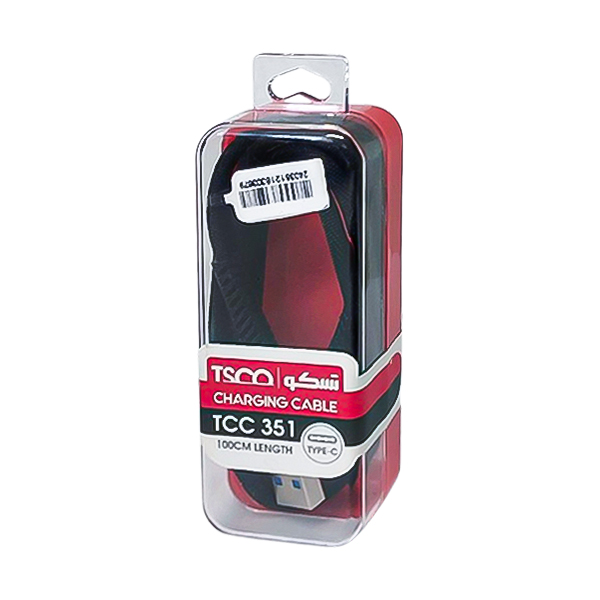کابل USB به Type-C تسکو مدل TCC 351 طول 1 متر