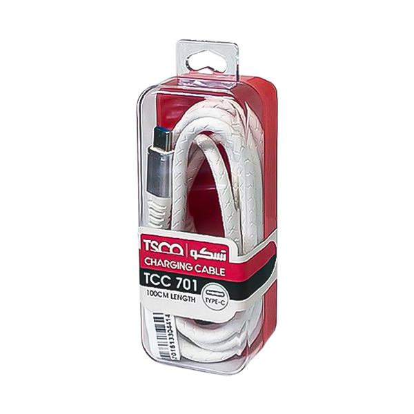 کابل USB به Type-C تسکو مدل TCC 701 طول 1 متر