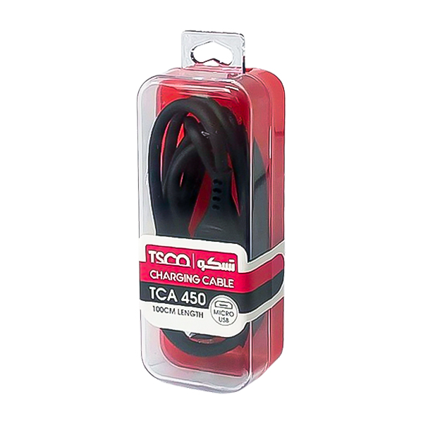 کابل USB به MicroUSB تسکو مدل TCA 450 طول 1 متر