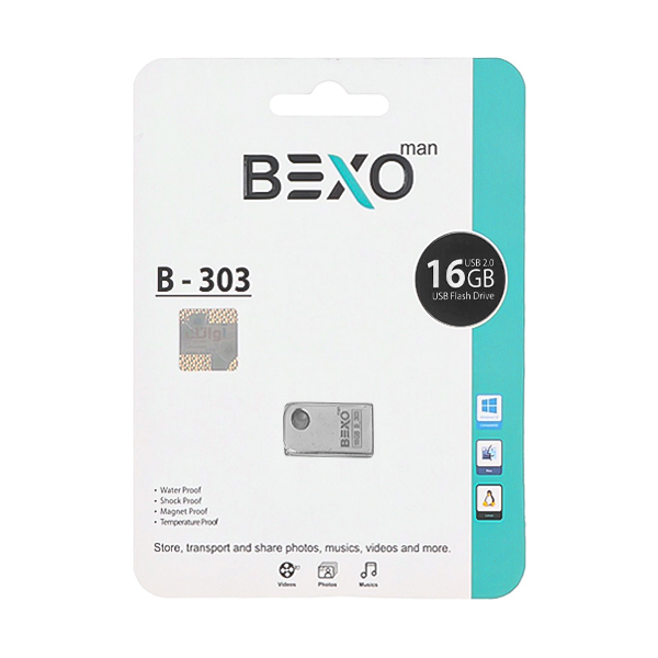 فلش مموری BEXO USB2.0 / 16GB مدل B-303