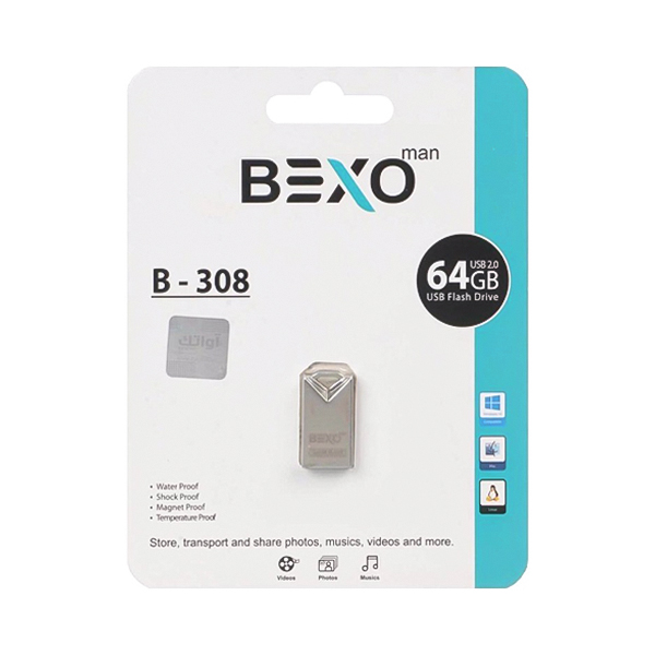فلش مموری BEXO USB2.0 / 64GB مدل B-308