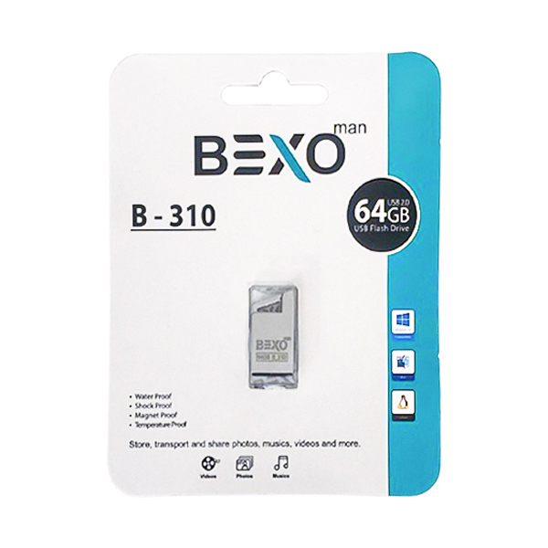 فلش مموری BEXO USB2.0 / 64GB مدل B-310