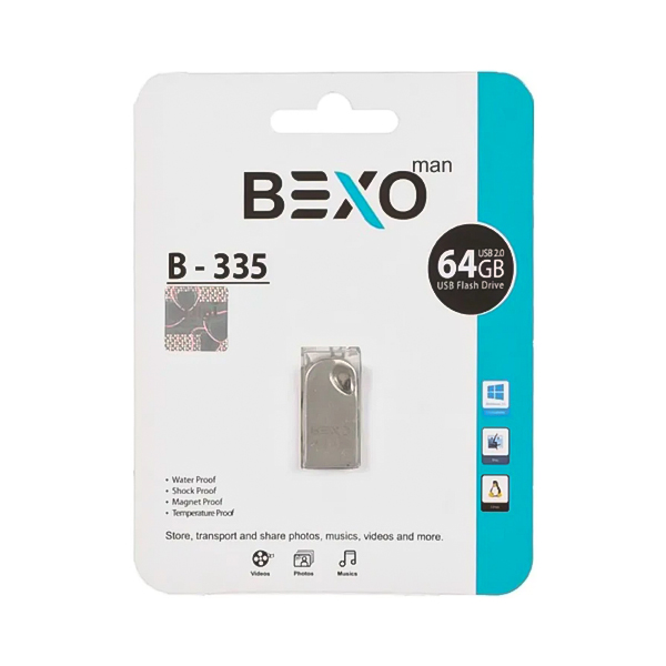فلش مموری BEXO USB2.0 / 64GB مدل B-335