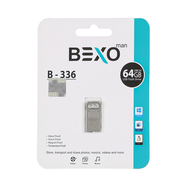 فلش مموری BEXO USB2.0 / 64GB مدل B-336