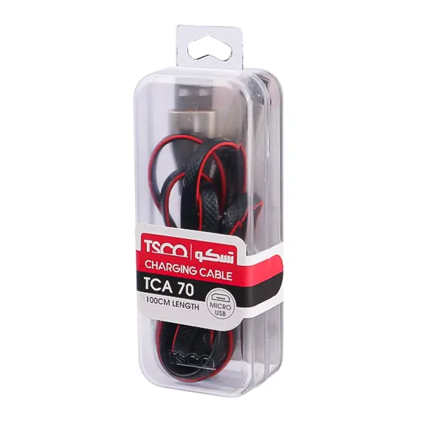 کابل USB به MicroUSB تسکو مدل TCA 70 طول 1 متر
