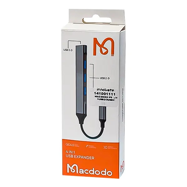 هاب تایپ سی به Macdodo 3USB2.0 / 1USB3.0
