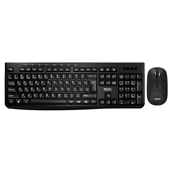 کیبورد و ماوس بی سیم تسکو مدل TKM 7027W