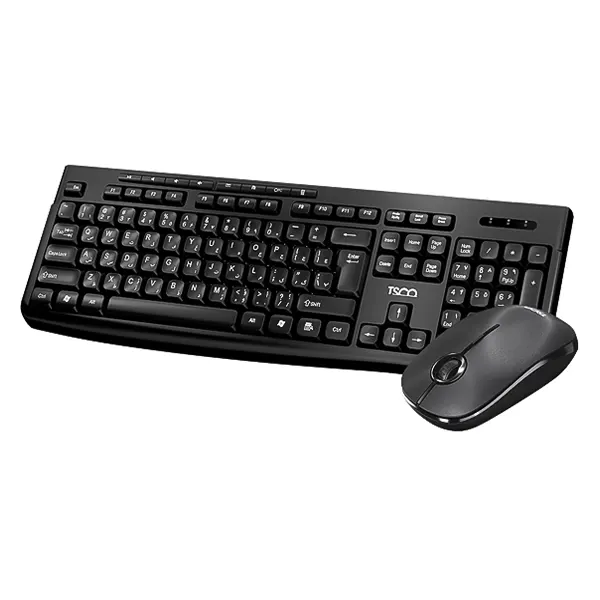 کیبورد و ماوس بی سیم تسکو مدل TKM 7027W