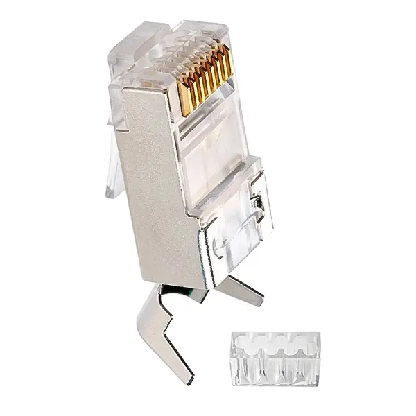 سوکت شبکه OPEN END SFTP Cat7 شانه دار بسته 20 عددی
