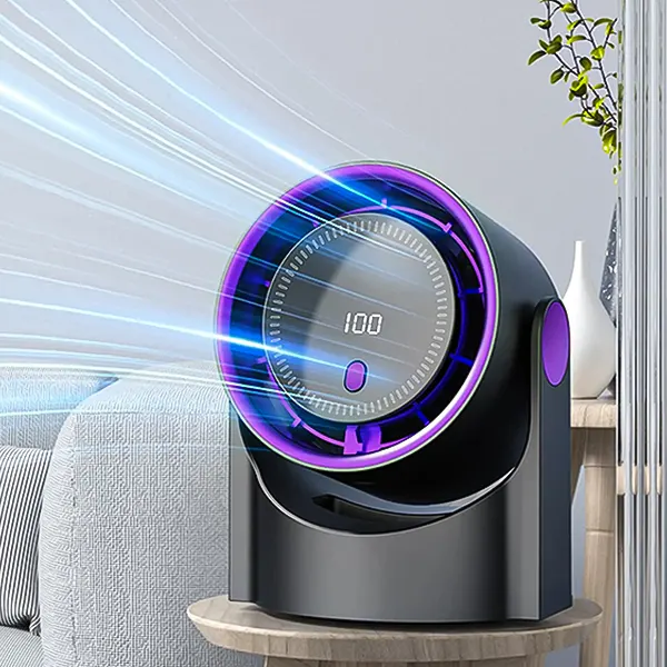 پنکه رومیزی دیجیتال شارژی Circulating Fan