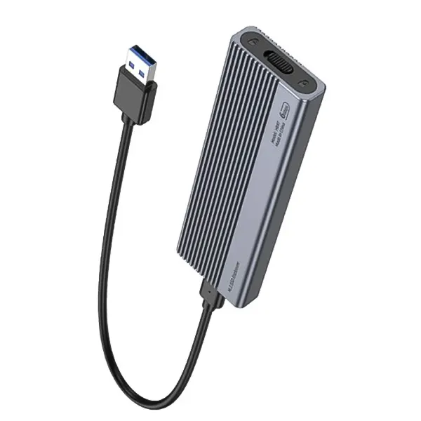 باکس هارد 4TB / 6Gbps M2 SATA SSD USB3.1 هوکو مدل HB47
