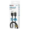 کابل USB به لایتنینگ بروفون مدل BX120 طول 1 متر