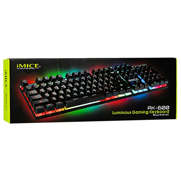 کیبورد مخصوص بازی iMICE RGB مدل AK-600