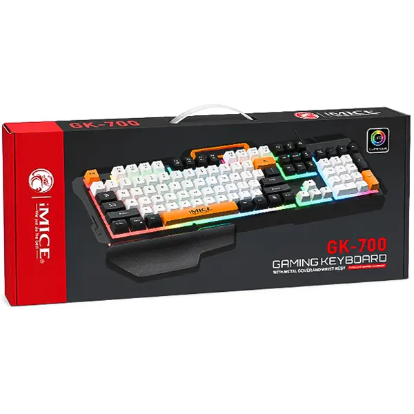 کیبورد مخصوص بازی iMICE RGB مدل GK-700