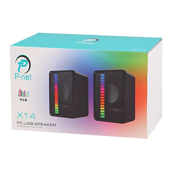 اسپیکر رومیزی دو تکه RGB پی نت مدل X14