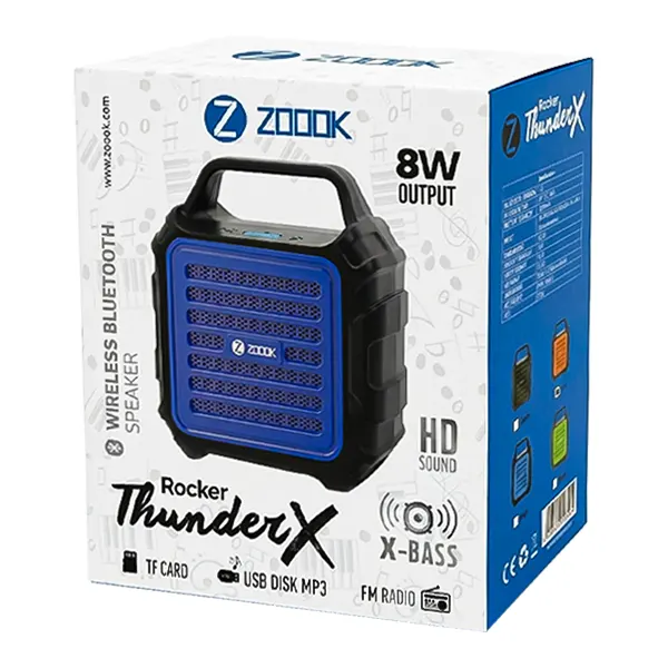 اسپیکر بلوتوثی ZOOOK 8W مدل X-BASS