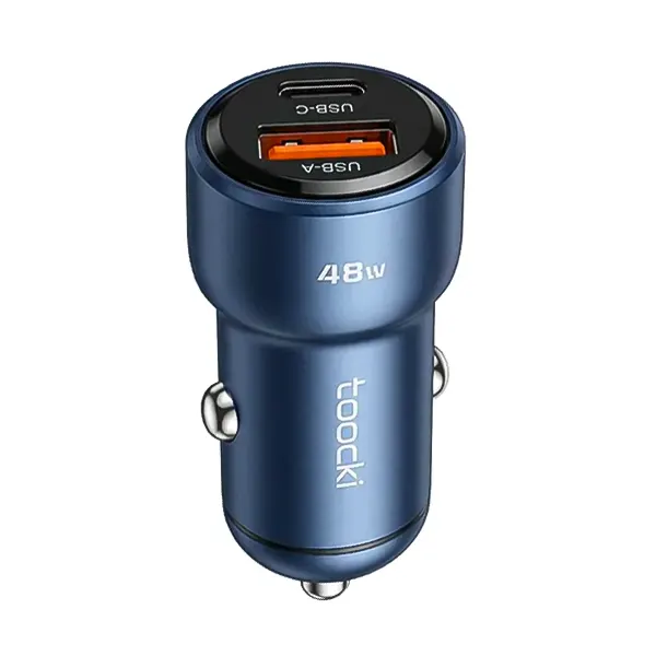 شارژر فندکی دو پورت TOOCKI 48W مدل TQ-CC21