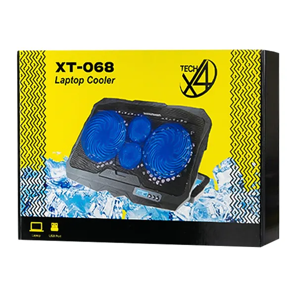 پایه خنک کننده 4 فن لپ تاپ X4TECH مدل XT-068