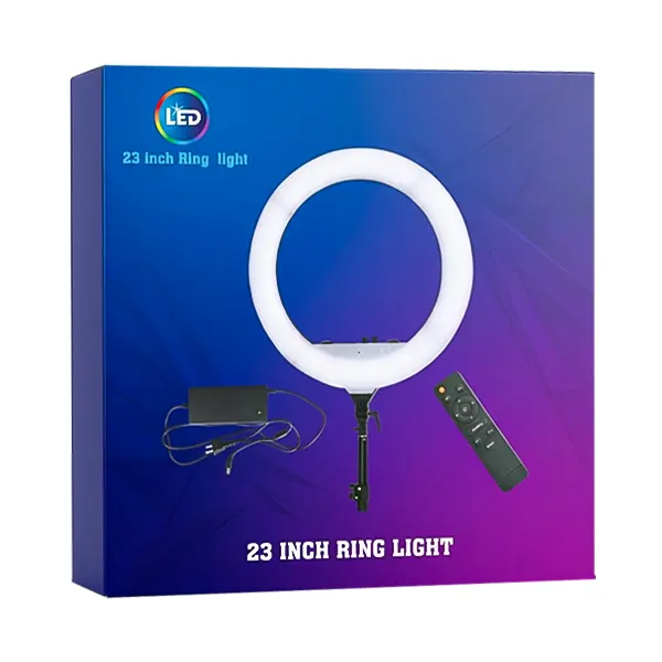 رینگ لایت 23 اینچی LED به همراه ریموت کنترل و کیف حمل