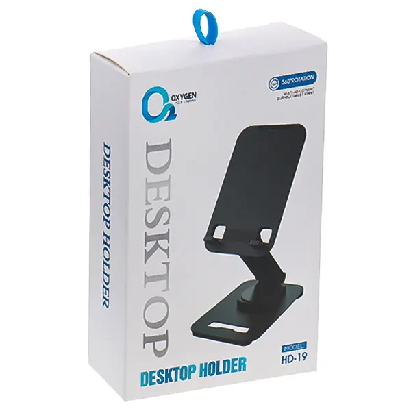 پایه نگهدارنده رومیزی موبایل چرخشی اکسیژن مدل HD-19