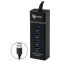 هاب 4 پورت USB 3.0 و BAYBEL USB 2.0 مدل H-92 طول 30 سانتی متر