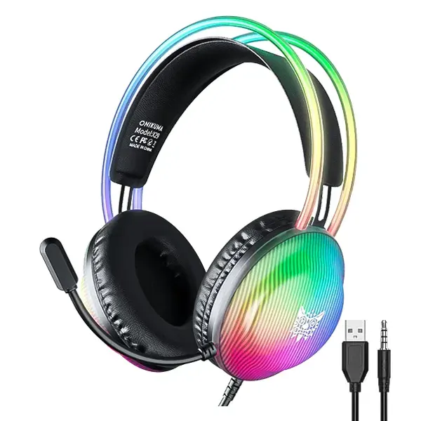 هدست مخصوص بازی ONIKOMA RGB مدل X29