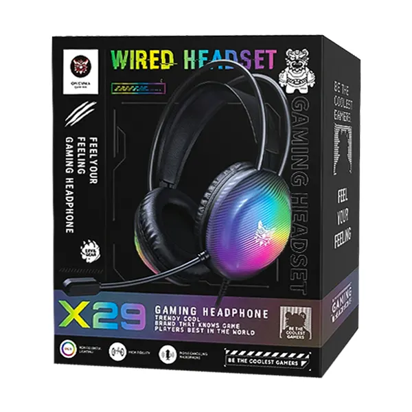 هدست مخصوص بازی ONIKOMA RGB مدل X29