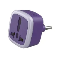 تبدیل برق 3 به 2 چراغ دار MITSUDO مدل M-03