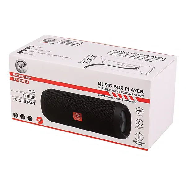 بسته بندی اورجینال اسپیکر بلوتوثی XP Product مدل B603G