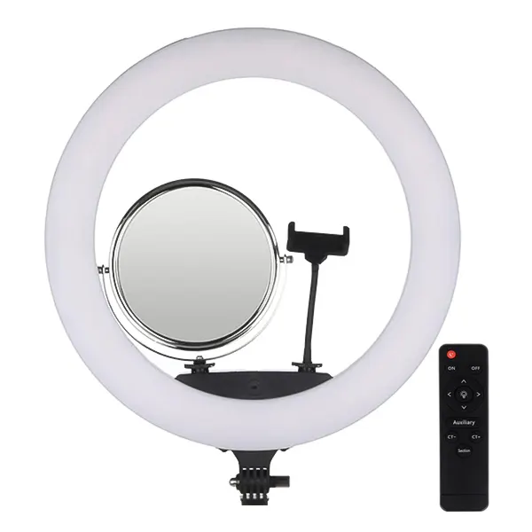 رینگ لایت 19 اینچی TB2 96W LED مدل 416PRO max + کنترل و آینه و کیف
