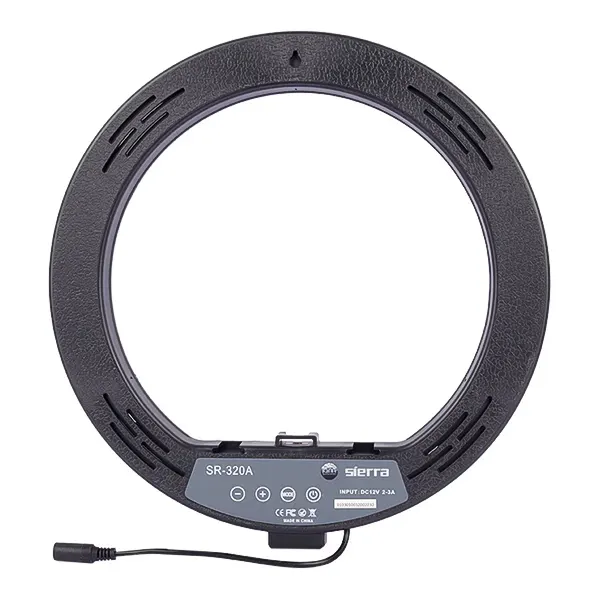 رینگ لایت 12 اینچی 30W Sierra LED مدل SR-320A + ریموت کنترل