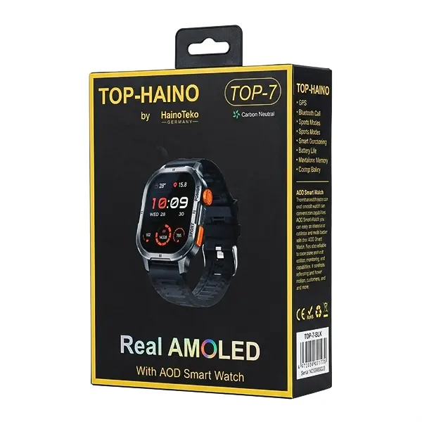 جعبه ساعت هوشمند Haino Teko TOP-7 با نمایشگر AMOLED