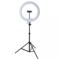 رینگ لایت 13 اینچی پی نت مدل LJJ33-RGB به همراه پایه
