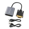 تبدیل VGA به HDMI برق دار FengHui به همراه خروجی صدا (AUX)