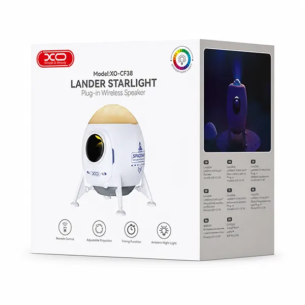 چراغ خواب کهکشانی و اسپیکر بلوتوثی XO مدل XO-CF38