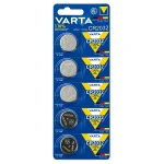 باتری سکه ای VARTA مدل CR2032 بسته 5 عددی