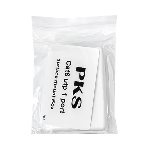 خرید کیستون باکس تک پورت CAT6 برای نصب پریز شبکه